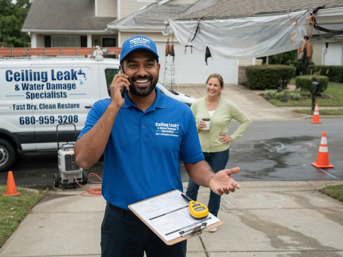 Ceiling Leak Cleanup Cameron, OK FAQs